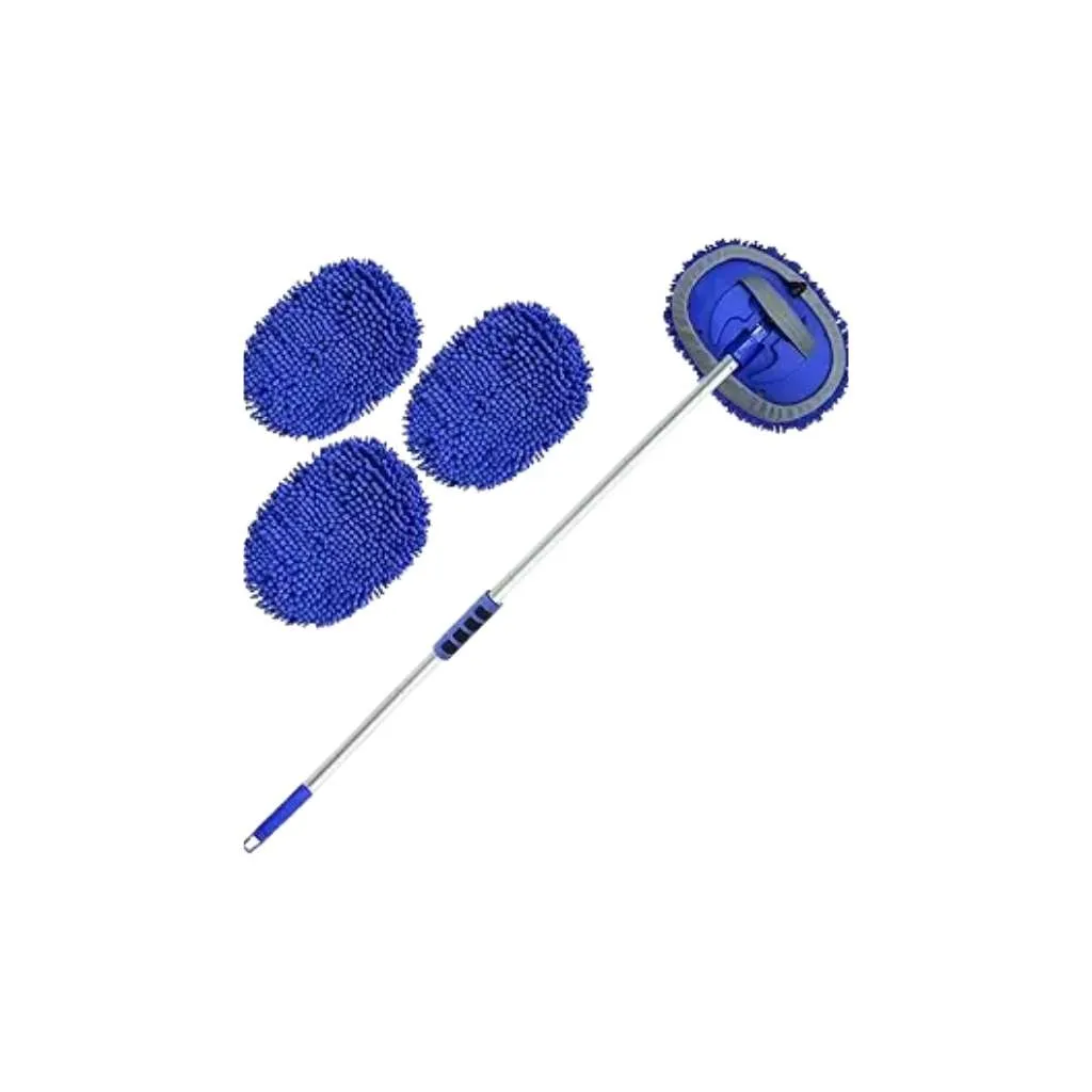 Wontolf Chenille Microfiber Car Wash Brush with Long Handle